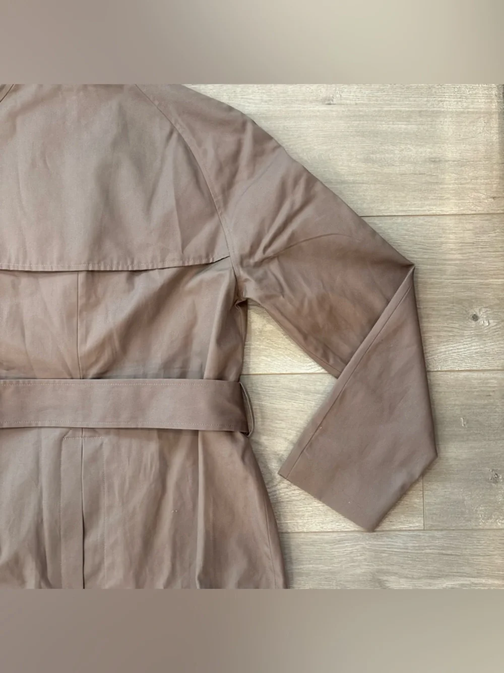 New Everlane The Modern Trench Coat Chocolate Brown Size S Belted $288 Retail - Picture 10 of 11
